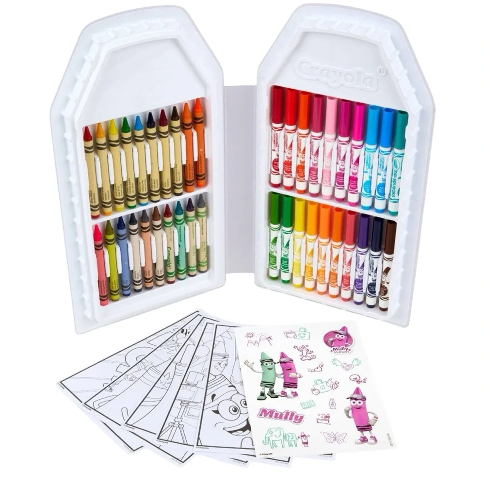 Crayola Mully Limited Edition Art Case and Set 60+ Pieces - Picture 4 of 10